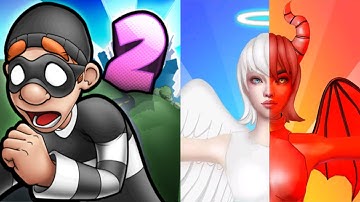 Robbery Bob 2 vs Bad Girl Run Gameplay Android,ios Part 1