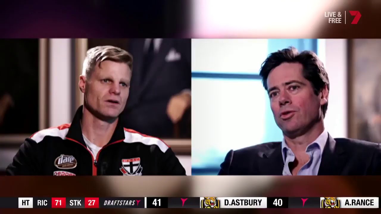 Nick Riewoldt's chat with Gil McLachlan