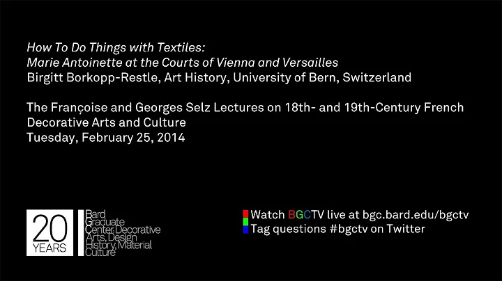 Lecture  How To Do Things with Textiles (Birgitt B...