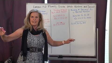 Math 6 Lesson 1 2 Fluently Divide Whole Numbers and Decimals