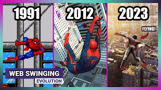 Spider-Man Web Swinging Evolution in Video Games (1982 - 2023)