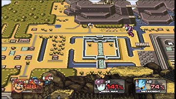 Super Smash Flash 2 v0.9 - Mario V.S. Goku, Mega Man, & Meta Knight