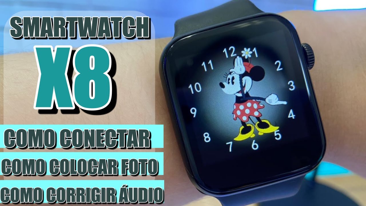 Relógio Smartwatch X8 Recebe e Faz Ligação - 01Smart