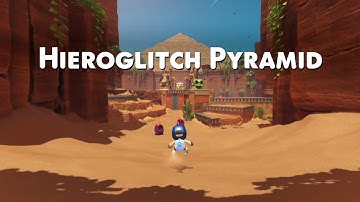 ASTRO BOT Hieroglitch Pyramid 100% Walkthrough Gameplay - All Bots and Puzzle Pieces
