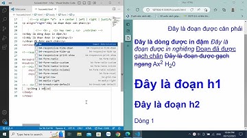 B4: Các thẻ định dạng văn bản trong html và thẻ liên kết trang.