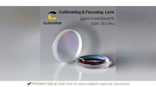 Spherical Focusing Lens D28 D30 F75\/100\/125\/150\/155\/200mm 2Pcs Quartz Fused Silica for High Energy F