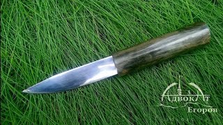 Самодельный нож ЯКУТ north knife DIY