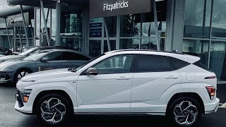 Colour Demonstration - Atlas White - Hyundai Kona  #hyundaikona  #atlaswhite #colour