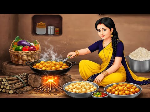 गर्मी में भी खेत में ही - खाने, सोने और नहाने वाला ससुराल | Saas Bahu Cartoon Kahani @SRTVCartoon