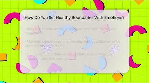 How Do You Set Healthy Boundaries With Emotions? - Inside Body Image