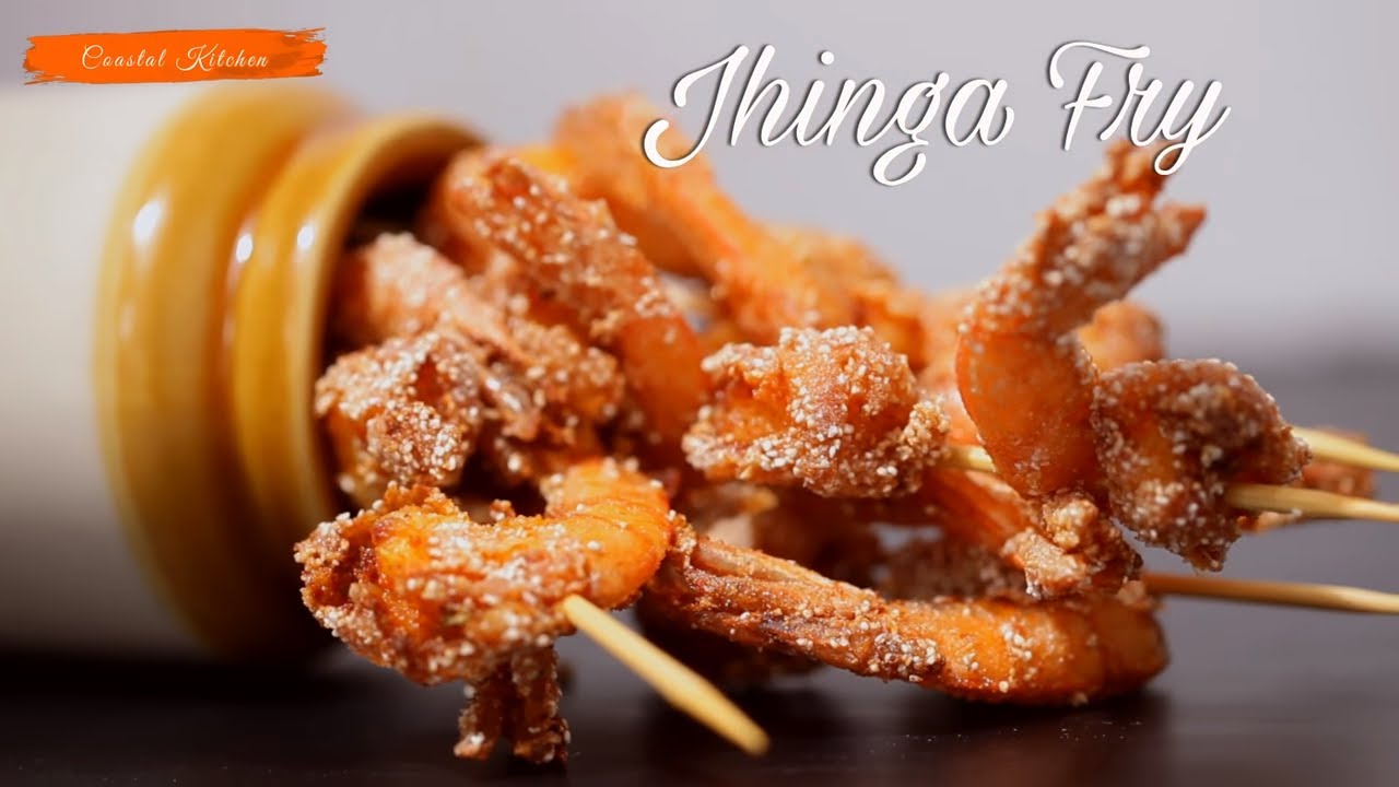 Jhinga Fry (Prawns Fry) Recipe | Fish Fry Recipe By Roopa Nabar | Coastal Kitchen | India Food Network