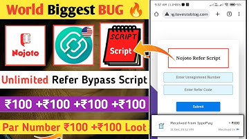 Nojoto App Refer Script | Nojoto App Unlimited Refer Script | Nojoto App Unlimited Trick |Nojoto App