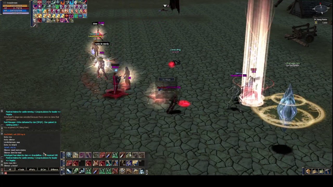 Старая школа LINEAGE II (SERVER L2DAMAGE.COM)