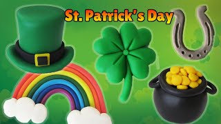 🔴 ST. PATRICK'S DAY SPECIAL MINIATURE COMPILATION - Easy Polymer Clay, plastilina, Fondant Tutorial