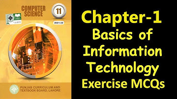 11th Class Computer Science Chapter 1 MCQs || 11th Class Computer Chapter 1 MCQs