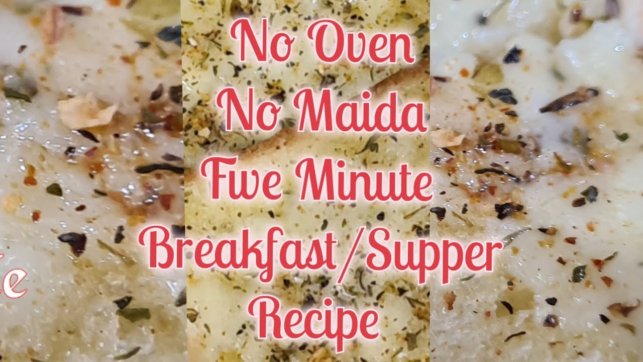 Five Minute Garlic Bread/ Crunchy Garlic Bread/ No Oven Garlic Bread