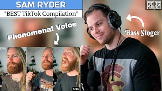 Bass Singer FIRST-TIME REACTION & ANALYSIS - Sam Ryder | Best TikTok Compilation