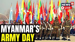 Myanmar Celebrates Armed Forces Day With Mega Military Parade | Myanmar News LIVE | News18 LIVE