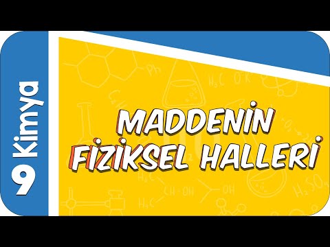 9. Sınıf Kimya: Maddenin Fiziksel Halleri ve Özellikleri  #2022