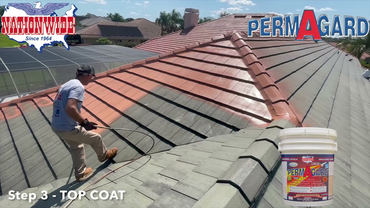 How to Restore a Tile Roof using Nationwide Coatings PERMAGARD