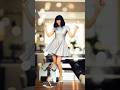 Beautiful woman dancin