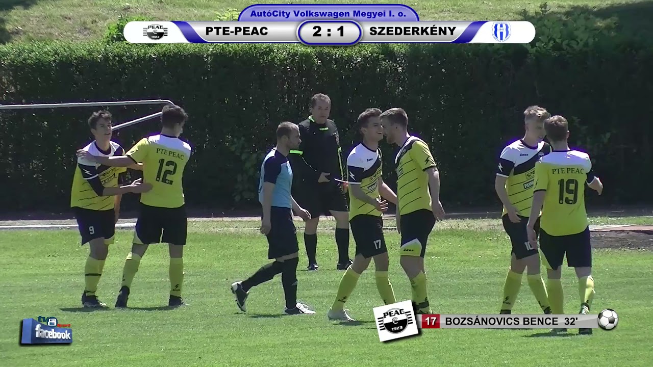 PTE-PEAC - SZEDERKÉNYI SE     5 - 1    (2 - 1)