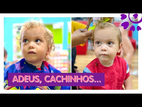 OLHA COMO FICOU O PRIMEIRO CORTE DE CABELO DA LAURINHA!! 😍 