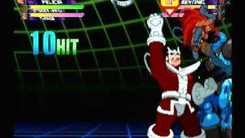 MvC2: Triple Infinite Combo # 3 - Thanos/Felicia/Strider
