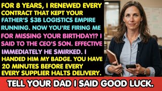 Fired for Missing a Birthday… I Froze His $3B Logistics Empire ♟️ #CorporateChess