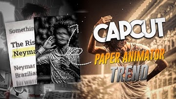 Capcut new trending paper animator effect tutorial | Mobile edits