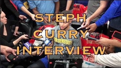 Entire STEPH CURRY interview from New Orleans, day before G3