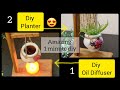 Amazing Diy Diffuser | Diy Planter | in just 1 minute | try it out | home decor