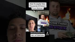 How To Legally Take Thousands Of Dollars From Walmart