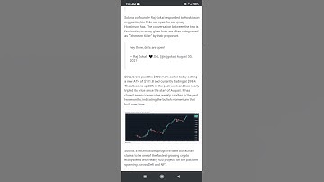 Cardano ($ADA) Founder Heaps Praises For Solana($SOL) #SOLANA #CARDANO_PRAISE_SOL