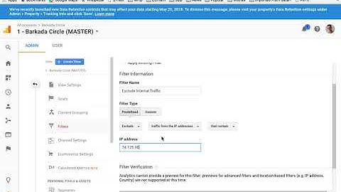 Google Analytics - How to Add a Filter to Exclude Internal Employee Traffic