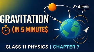 Class 11 Physics | Chapter 7 — Gravitation | OneShot (in 5 Minutes)