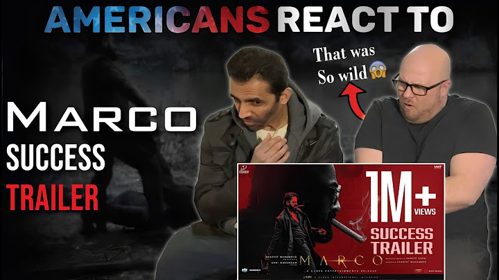 Americans React to MARCO Success Trailer | Unni Mukundan | Haneef Adeni | Ravi Basrur