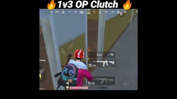 🔥 1v3 Clutch #Shorts Status Video for whatsapp #Shorts #PUBG