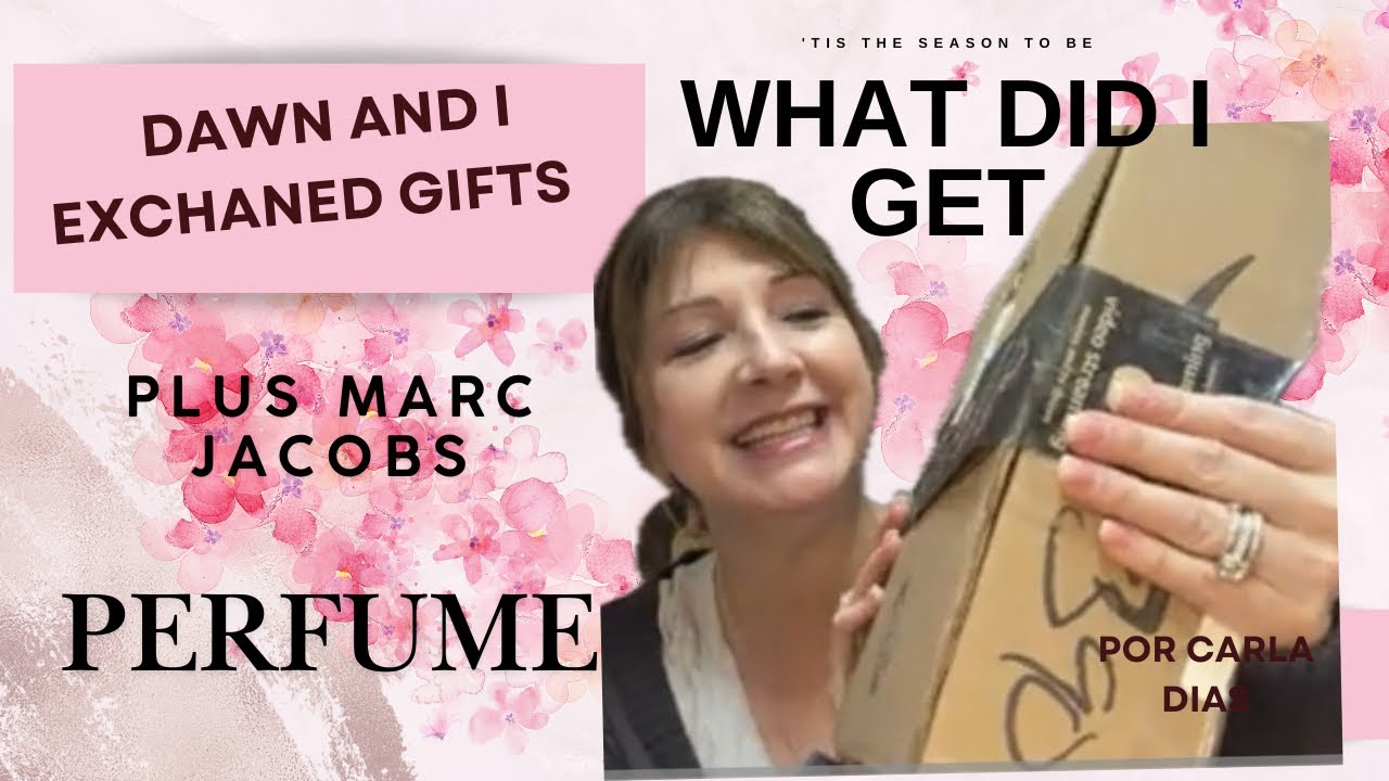 Мы с Доун обменялись подарками! Посмотрите, что она мне подарила, и расскажите о наших ароматах о...