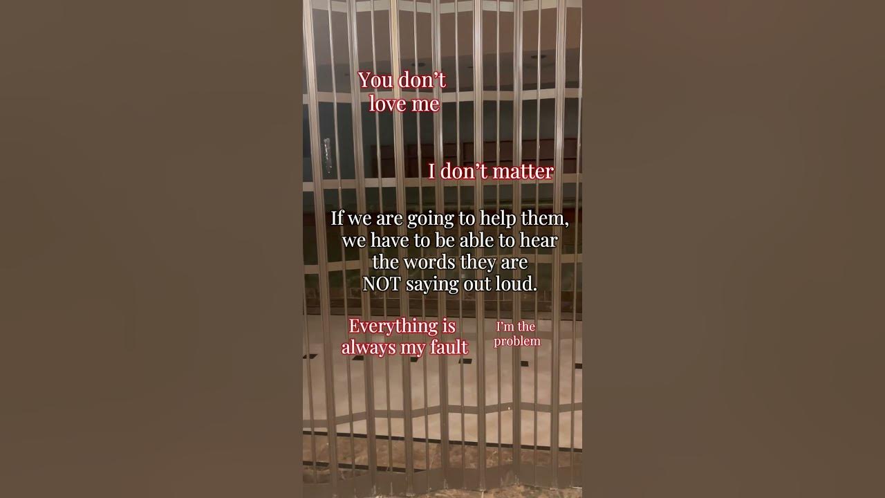 Behind THOSE walls...Teens may lock something away inside YouTube