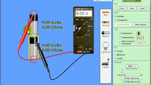 Electric Circuit Analysis - Measuring Voltage (animation)
