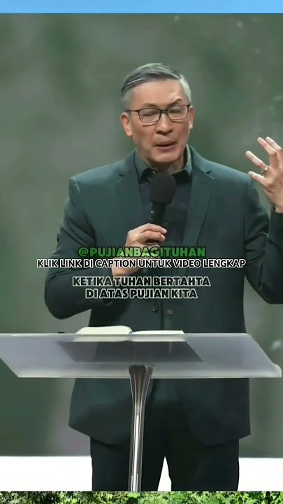 KETIKA TUHAN BERTAHTA DI ATAS PUJIAN KITA #renungankristen #kotbah PS PHILIP MANTOFA
