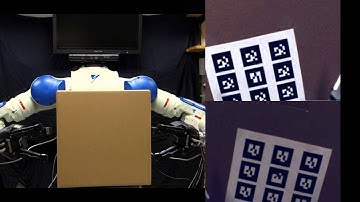 Dual Arm Tag based Visual Servoing -- Alignment before grasping