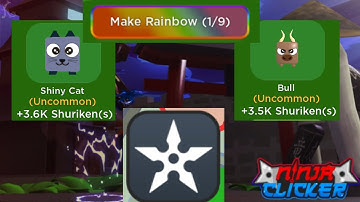 *RAINBOW PETS* NINJA CLICKER SIMULATOR! (OP PETS)