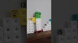 update on my number blocks collection added 11 to 20 #numberblocks #numberfun #numbers