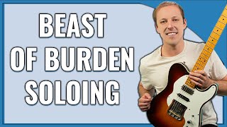 Beast Of Burden Guitar Lesson (LEAD)