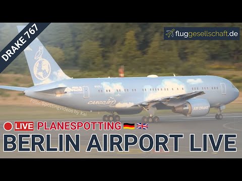 Airport Livestream 🎤 DRAKE Special B767-200 | Berlin (BER) Flughafen | Mi. 10. Sept. 2025 #live