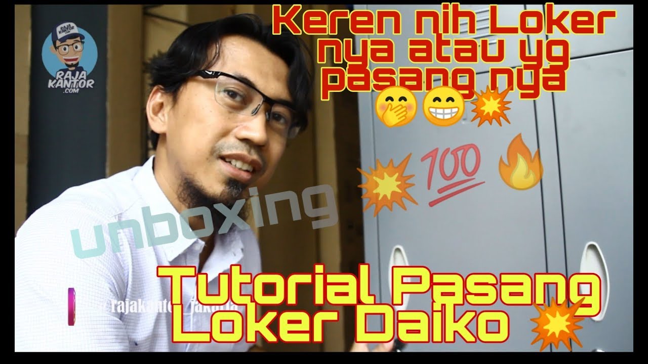 Tutorial cara  pasang  Loker Daiko 6 pintu  YouTube