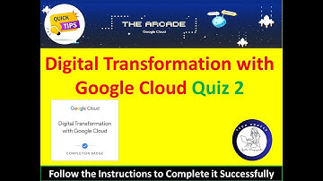 [2024] Digital Transformation with Google Cloud [Quiz 2] Answers [Quiz] #googlecloudskillsboost