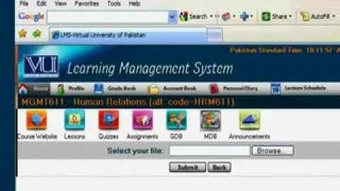 How to Download & Submit VU Assignment on VULMS in Virtual University VU   YouTube